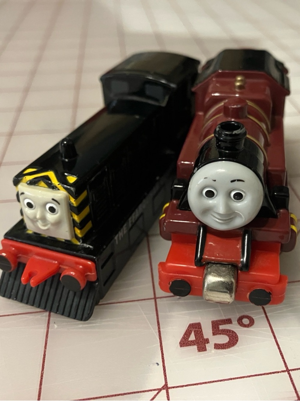 Two Vintage 90s Thomas The Tank Engine Toy Trains Mavis And Arthur